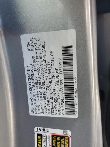 2025 HONDA ODYSSEY EL 5FNRL6H95SB020401