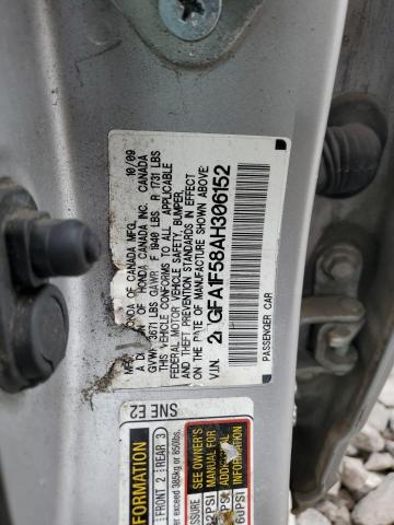 2010 HONDA CIVIC LX - 2HGFA1F58AH306152