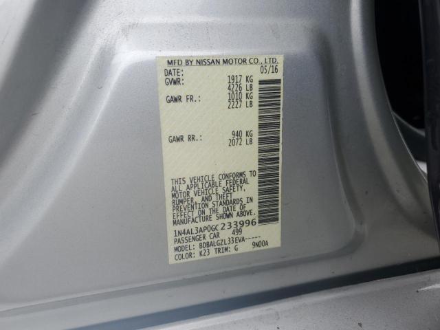2016 NISSAN ALTIMA 2.5 - 1N4AL3AP0GC233996