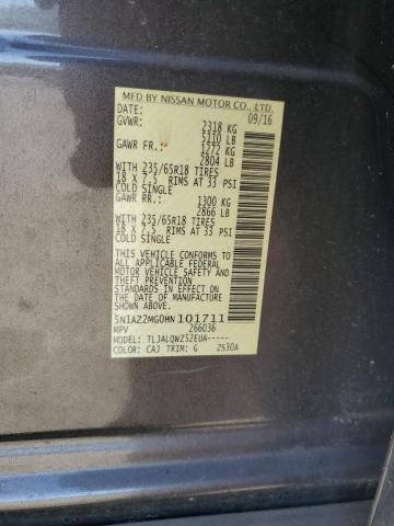 2017 NISSAN MURANO S 5N1AZ2MG0HN101711