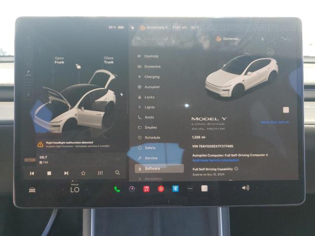 2026 TESLA MODEL Y 7SAYGDEEXTF377485