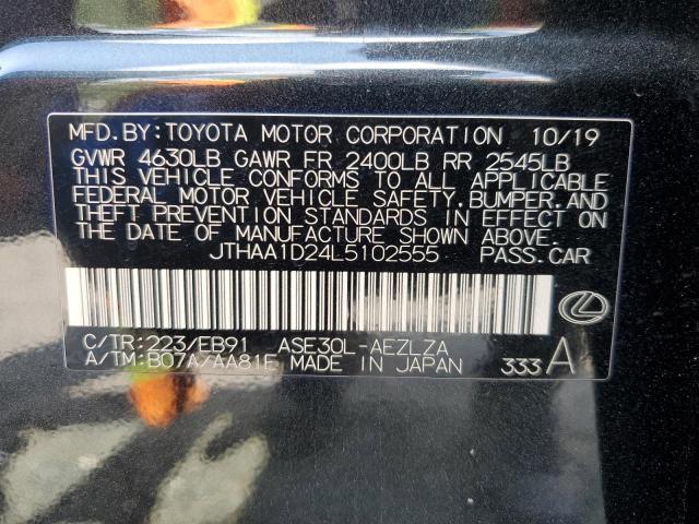 2020 LEXUS IS 300 JTHAA1D24L5102555
