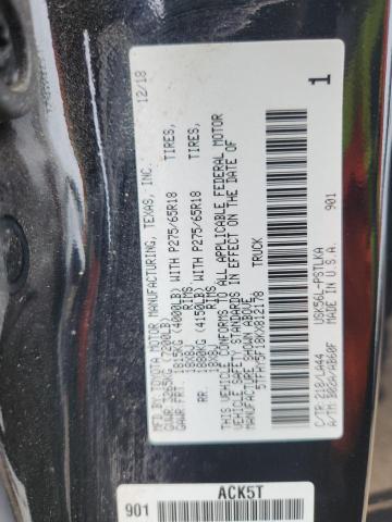 2019 TOYOTA TUNDRA CRE - 5TFHY5F18KX812178