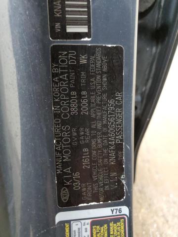 2016 KIA FORTE LX KNAFK4A60G5617956