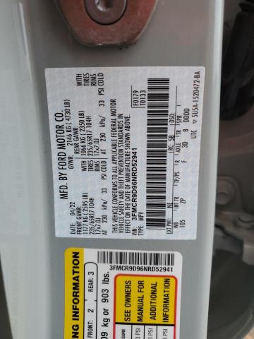 2022 FORD BRONCO SPO 3FMCR9D96NRD52941