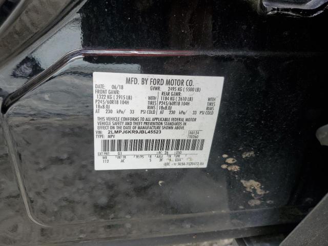2018 LINCOLN MKX SELECT 2LMPJ6KR9JBL45523