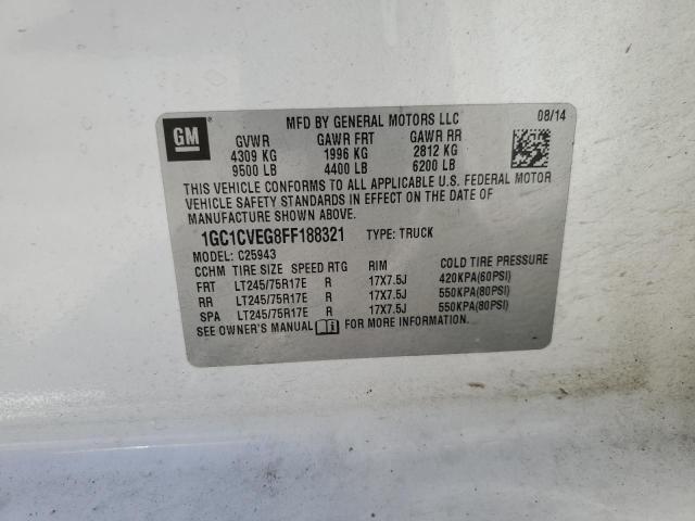 2015 CHEVROLET SILVERADO - 1GC1CVEG8FF188321