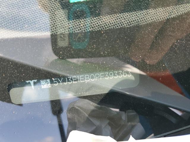 2023 TESLA MODEL 3 5YJ3E1EB0PF393363