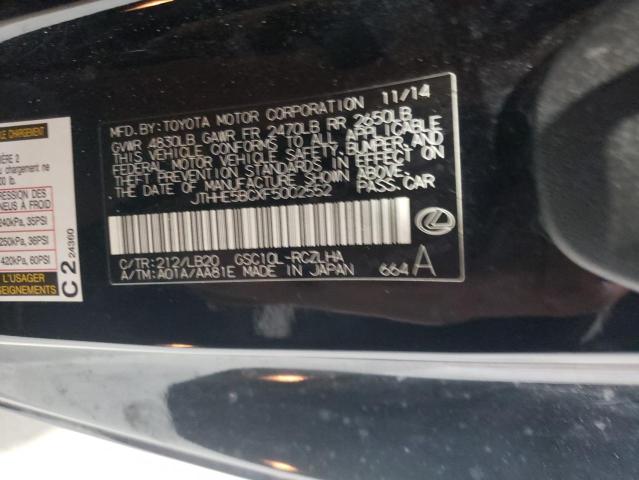 2015 LEXUS RC 350 JTHHE5BCXF5002552