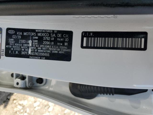 2019 KIA FORTE FE 3KPF24AD7KE098466