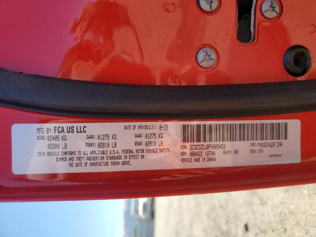2015 DODGE CHALLENGER - 2C3CDZDJ0FH905453