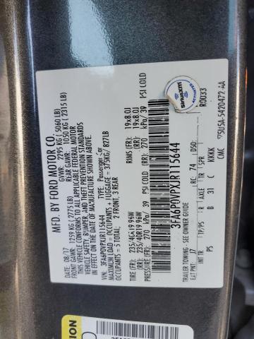 2018 FORD FUSION SPO 3FA6P0VPXJR115644