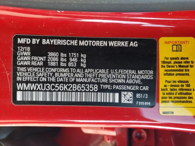 2019 MINI COOPER S WMWXU3C56K2B65358