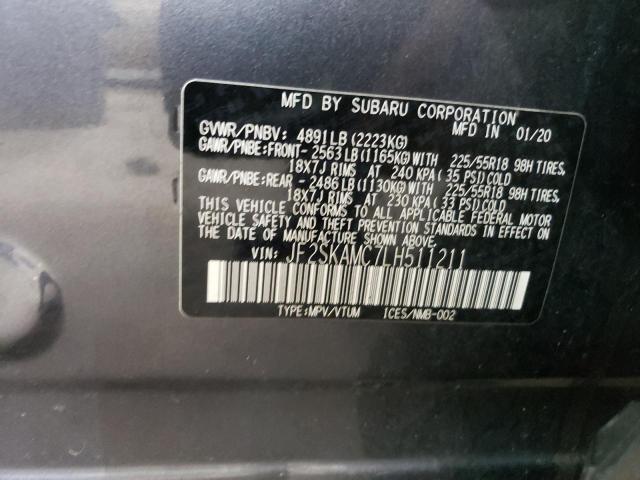 2020 SUBARU FORESTER S - JF2SKAMC7LH511211