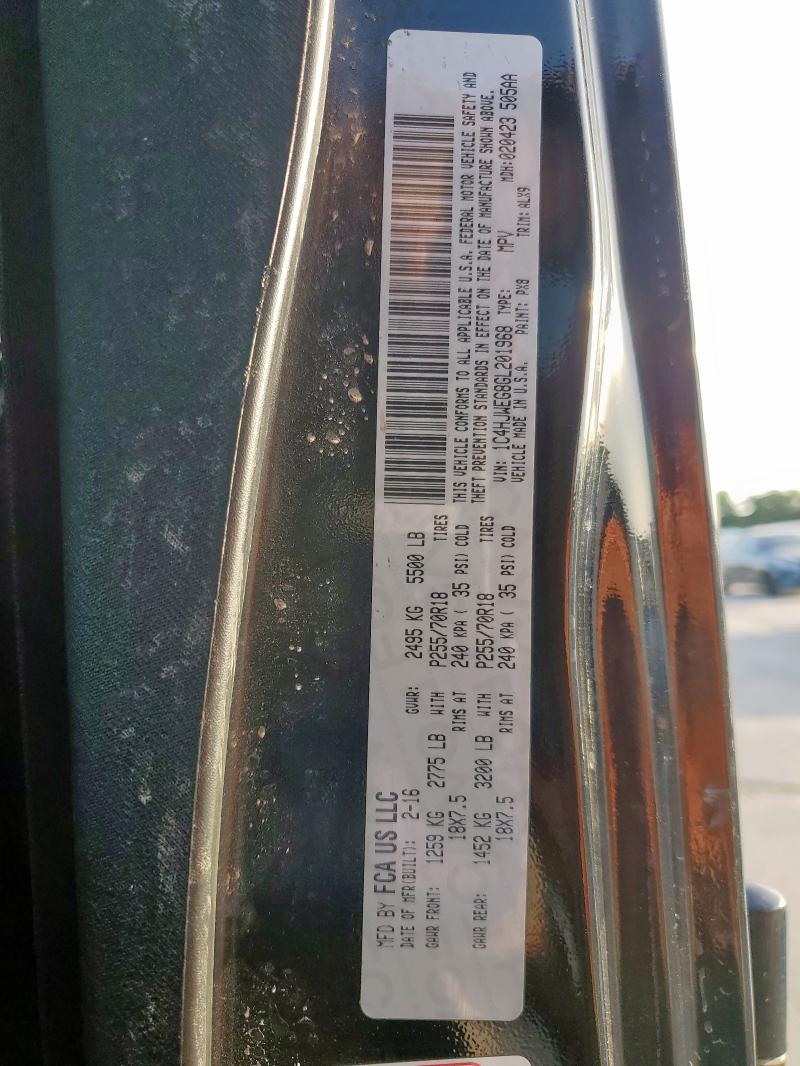 2016 JEEP WRANGLER U 1C4HJWEG8GL201968