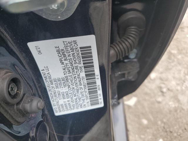 2021 HONDA CIVIC EXL 19XFC1F7XME011791