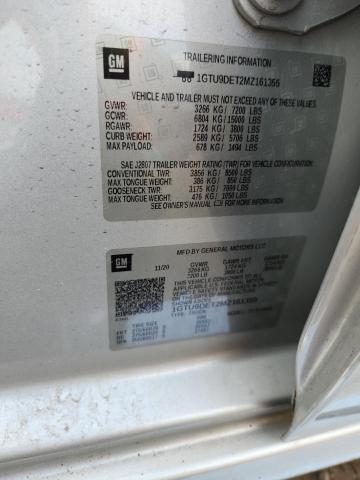 2021 GMC SIERRA K1500 SLT 1GTU9DET2MZ161355