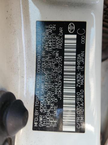 2015 TOYOTA PRIUS PLUG - JTDKN3DP8F3072705