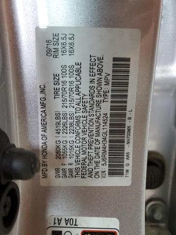 2016 HONDA CR-V LX - 5J6RM4H34GL114524