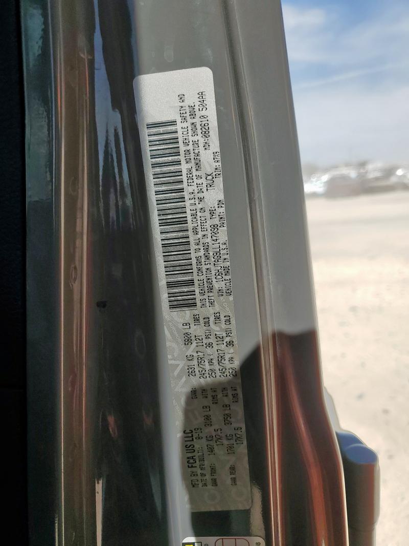2020 JEEP GLADIATOR 1C6HJTAG9LL147098