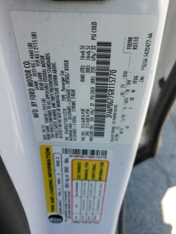 2016 FORD FUSION S - 3FA6P0G77GR115770