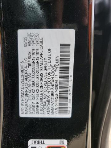 2025 HONDA ODYSSEY SP - 5FNRL6H74SB076117