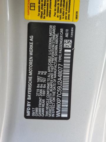 2018 MINI COOPER S WMWXP7C59J2A48077