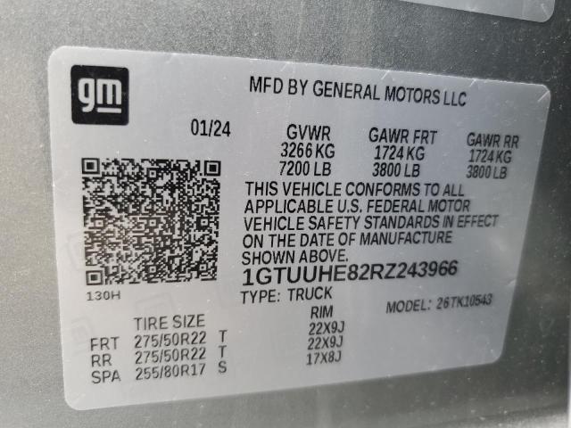 2024 GMC SIERRA K15 1GTUUHE82RZ243966