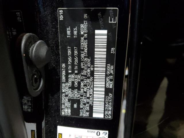2019 TOYOTA 4RUNNER SR - JTEBU5JR8K5632799