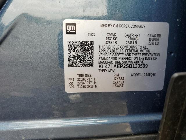 2025 BUICK ENVISTA PR KL47LAEP2SB130509