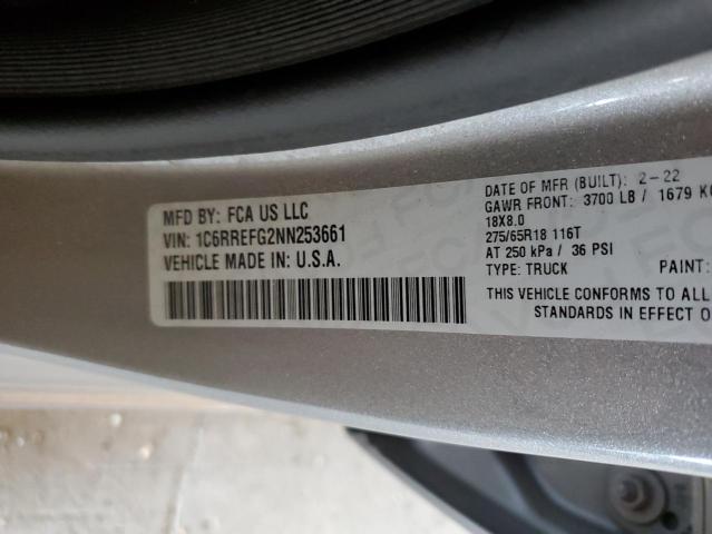 2022 RAM 1500 BIG H - 1C6RREFG2NN253661