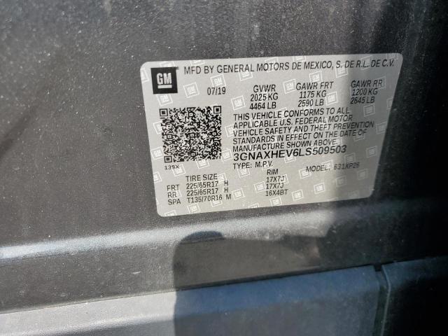 2020 CHEVROLET EQUINOX LS 3GNAXHEV6LS509503