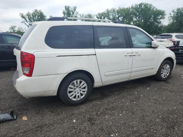 KIA SEDONA LX 2012 white sports v gas KNDMG4C71C6434975 photo #4