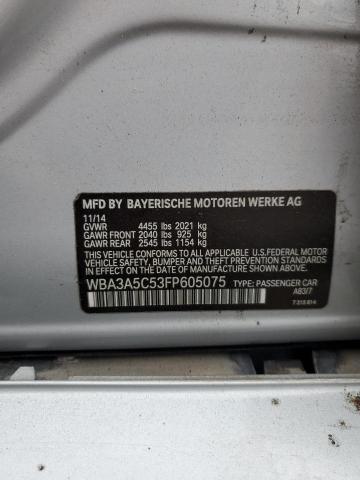 2015 BMW 328 I WBA3A5C53FP605075