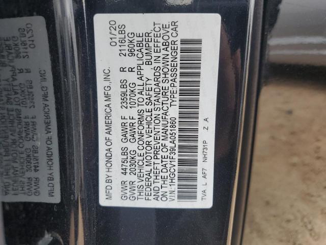 2020 HONDA ACCORD SPO - 1HGCV1F39LA051860