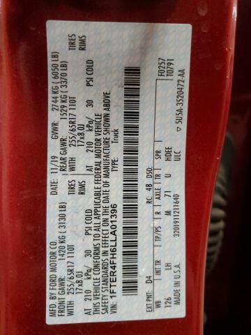 2020 FORD RANGER XL #3285634281