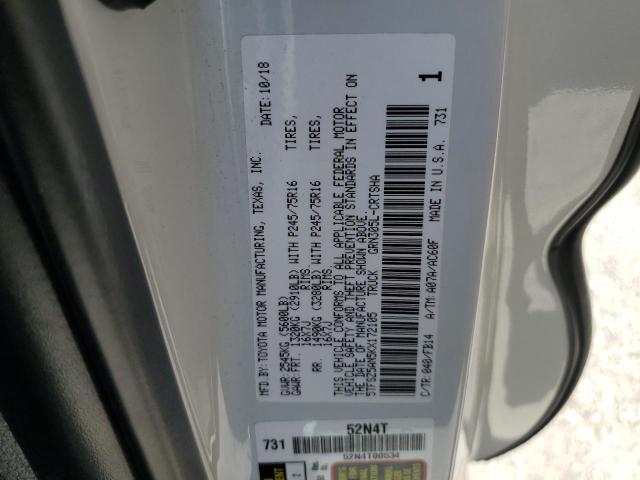 2019 TOYOTA TACOMA ACCESS CAB 5TFSZ5AN5KX172105