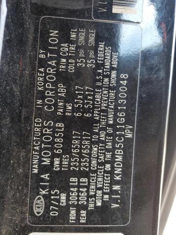 2016 KIA SEDONA LX - KNDMB5C11G6130048