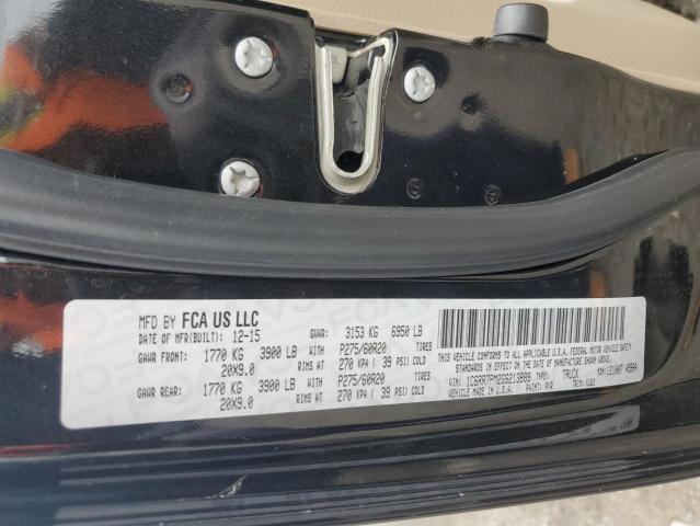 2016 RAM 1500 LONGH - 1C6RR7PM2GS213889