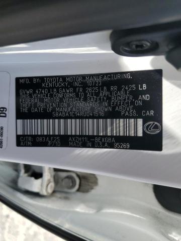 2024 LEXUS ES 300H F 58ABA1C14RU041516