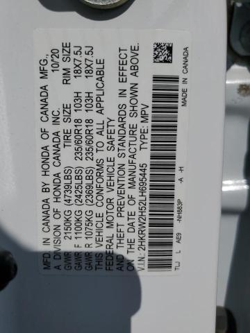2020 HONDA CR-V EX 2HKRW2H52LH695445
