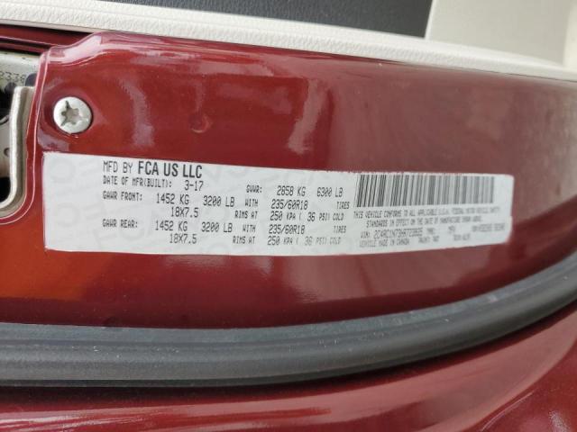 2017 CHRYSLER PACIFICA T 2C4RC1EG7HR559864