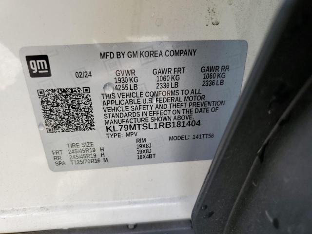 2024 CHEVROLET TRAILBLAZE - KL79MTSL1RB181404