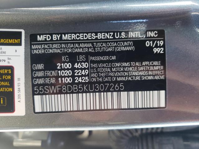2019 MERCEDES-BENZ C 300 - 55SWF8DB5KU307265