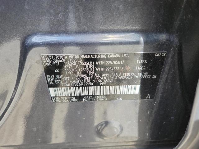 2018 TOYOTA RAV4 ADVEN 2T3WFREV0JW482998