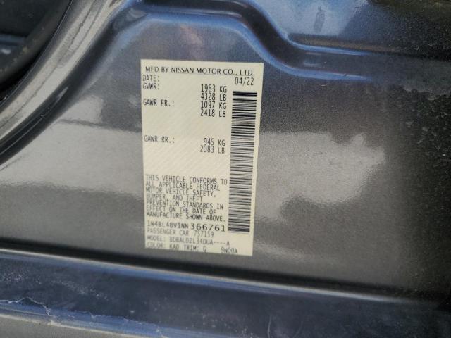 2022 NISSAN ALTIMA S 1N4BL4BV1NN366761