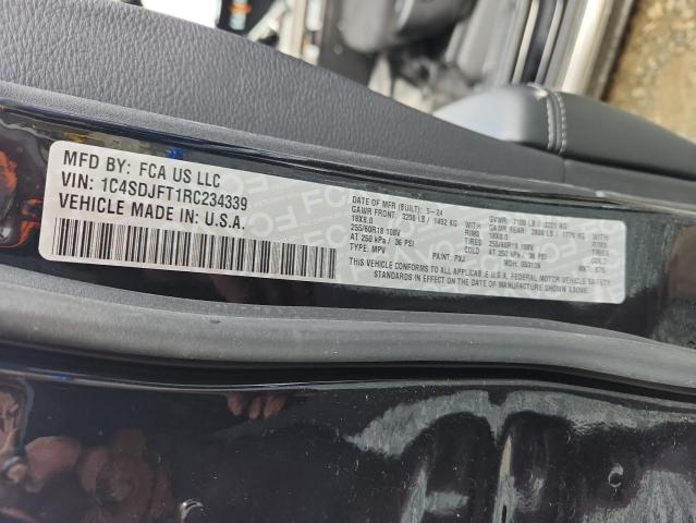 2024 DODGE DURANGO PU 1C4SDJFT1RC234339