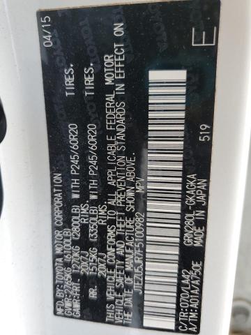 2015 TOYOTA 4RUNR LMTD JTEZU5JR7F5100982