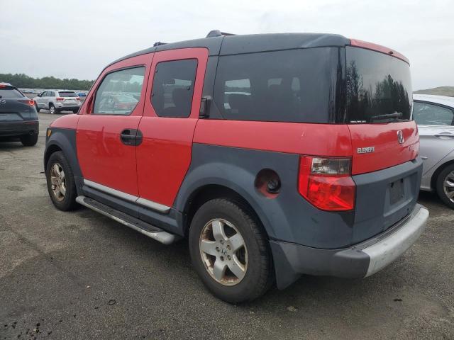 HONDA ELEMENT EX 2005 red  gas 5J6YH28635L022087 photo #3
