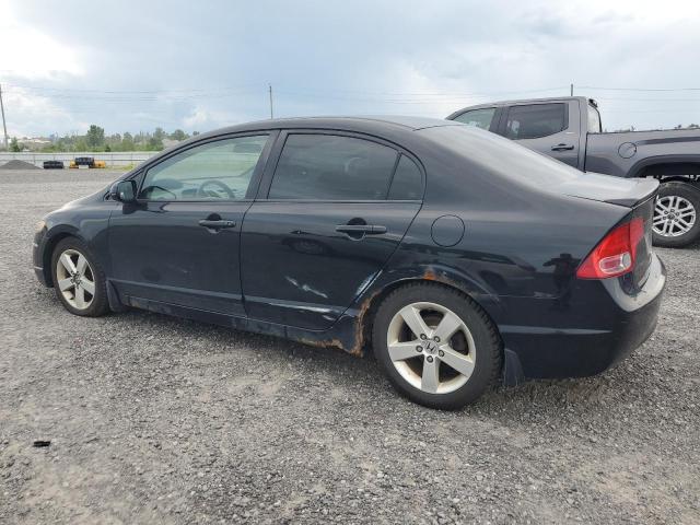 HONDA CIVIC LX 2008 black  gas 2HGFA16548H112650 photo #3